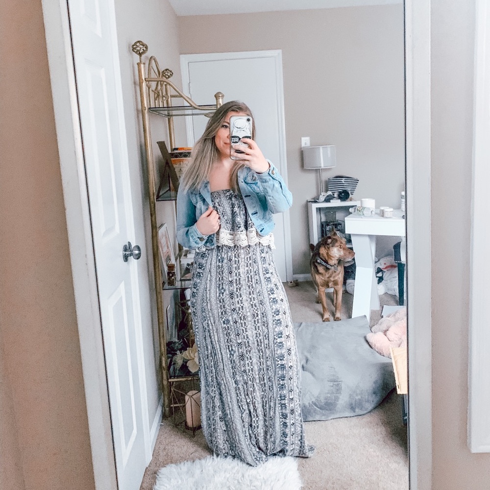 Petite Boho Maxi Dress
